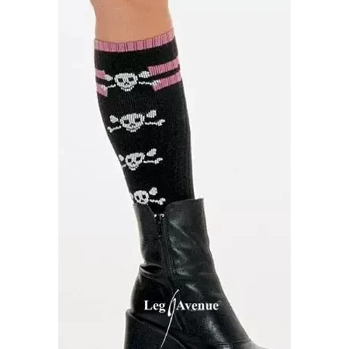 Високі шкарпетки з черепами Leg Avenue, O/S: Для кого Для женщин