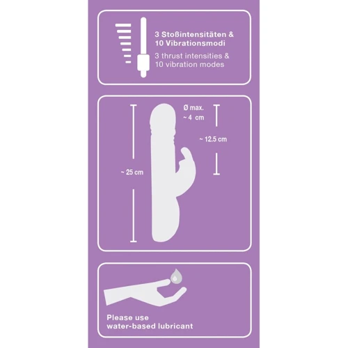Вібратор Orion Sweet Smile Push Vibrator: Тип і форма Кролик