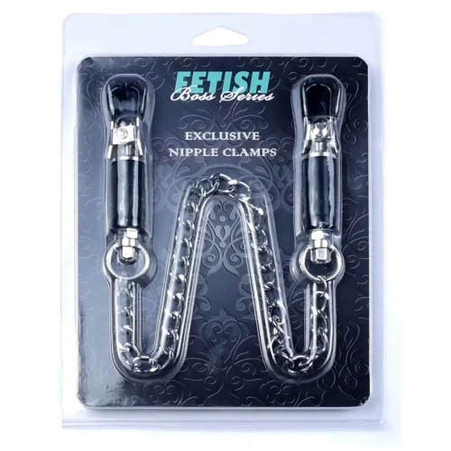 Затискачі для сосків BOSS of TOYS Fetish Boss Series - №12 Exclusive Nipple Clamps (BS6100020): Колір серебристый