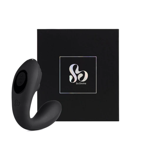 Вакуумный вибратор So Divine Pearl Vibe 2 в 1 Вlack: Для кого Для женщин