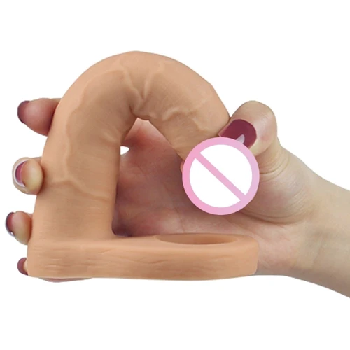 Насадка для подвійного проникнення LoveToy The Ultra Soft Double 6.25": Наявність вібрації немає