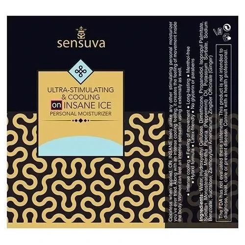 Пробник Sensuva - Ultra-Stimulating On Insane ICE (6 мл)