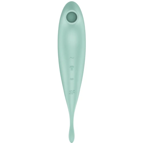 Стимулятор Satisfyer Twirling Pro Connect App mint: Довжина, см 22.2