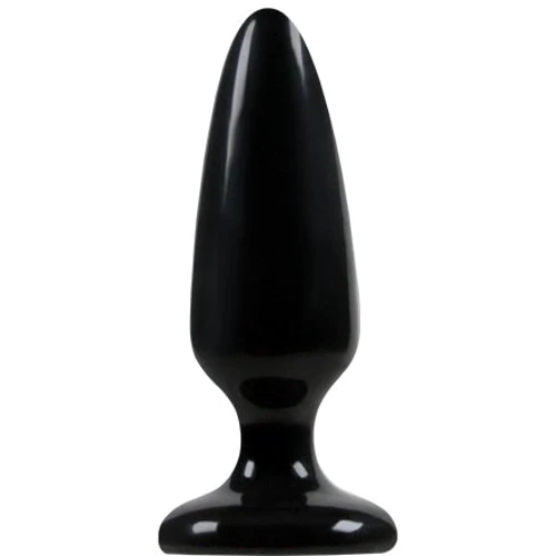 Анальная пробка Pleasure Plug - Medium, черный