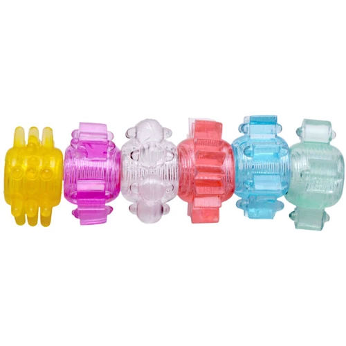 Насадки для члена Enhance 6 Piece Cock Ring Set: Наличие вибрации Нет
