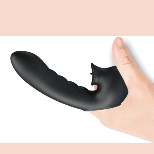 Вибронасадка на палец Pretty Love Hobgoblin Finger Black: Длина, см 12.5