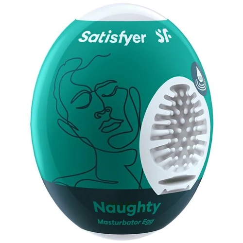 Самосмазывающийся мастурбатор-яйцо Satisfyer Egg Naughty (одноразовый, не требует смазки)