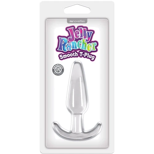 Анальный стимулятор Jelly Rancher T-Plug Smooth 8x3 см, прозрачный: Тип Анальные пробки