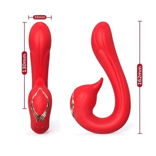 Вибратор BOSS Swan Red: Диаметр, см 3.6