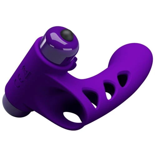 Насадка-вибратор LYBAILE Pretty Love Orlando Honey Finger Vibrator Purple: Тип управления Кнопочное