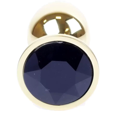Анальная пробка с кристаллом BOSS of TOYS Boss Series - Jewellery Gold PLUG Black S, BS6400020: Для кого Унисекс