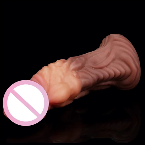 Фаллоимитатор LoveToy Dual-Layered Silicone Nature Cock 7" Brown: Назначение Вагинальные