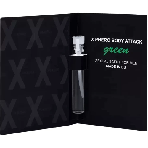 Духи з феромонами для чоловіків X phero Men Green Body Attack, 1 ml: Для кого Для мужчин