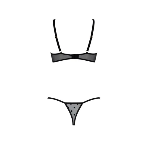 Комплект Passion MARINA SET WITH OPEN BRA black XXL/XXXL: Вид Комплекты