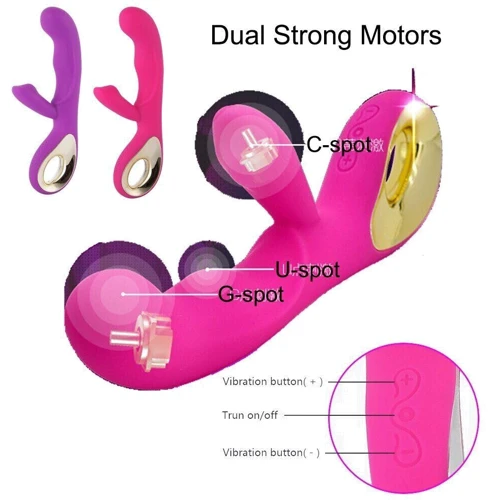 Вібромасажер для точки G Boss Series - Wibrator RABBIT G-spot, PINK: Призначення Вагінальні