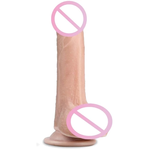 Фаллоимитатор LoveToy Sliding-Skin Dual Layer Dong 7" Flesh