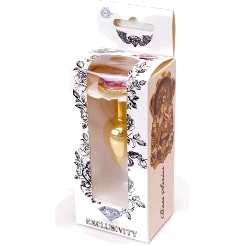 Анальная пробка BOSS of TOYS Boss Series - Jewellery Gold PLUG Rose S (BS6400018) фото 6