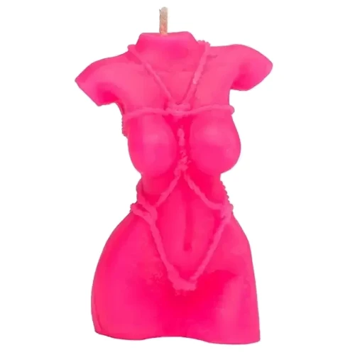 Свеча LOVE FLAME - Shibari II Pink Fluor, CPS13-PINK: Цвет розовый