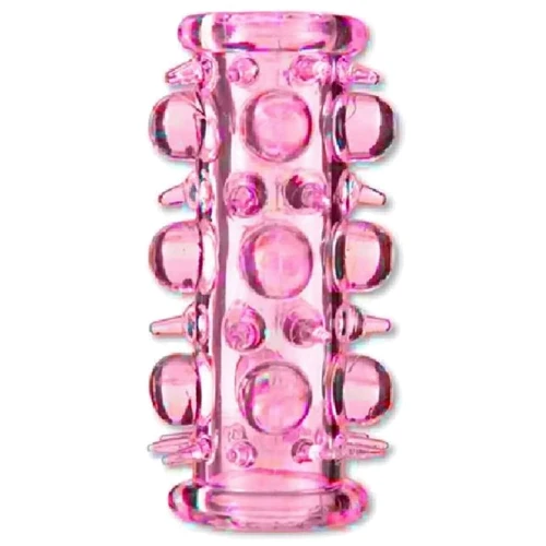 Насадка стимулирующая BOSS Stretchy Sleeve Pink, BS6700012