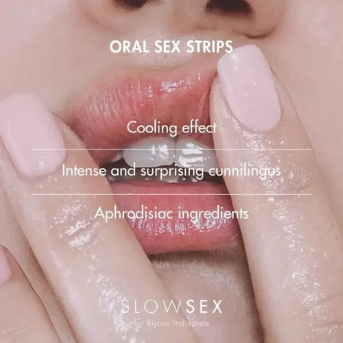 Смужка для орального сексу Bijoux Indiscrets Slow Sex Oral sex strips (нанесення на мову): Призначення Для минета