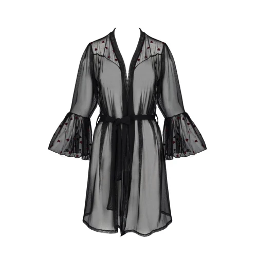 Пеньюар Passion LOVELIA PEIGNOIR black XXL/XXXL: Применение На тело