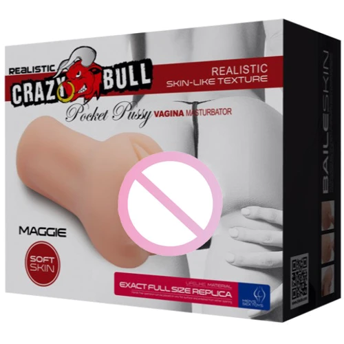 Мастурбатор LYBAILE Crazy Bull Maggie Pocket Pussy: Матеріал TPR (термопластичная резина)