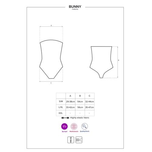 Сексуальний костюм зайчика Obsessive Bunny costume, S/M: Вид Костюмы