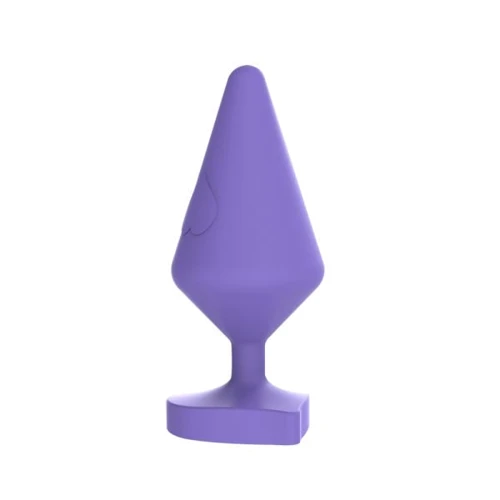 Анальный плаг Chisa Large Luv Heart Plug, Purple