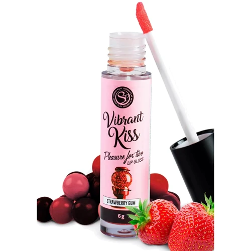 Блиск для губ соковита Scala Lip Gloss Vibrant Kiss полуниця, 6 гр.