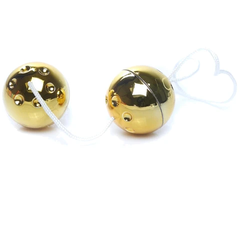 Вагинальные шарики BOSS Series Duo Balls Gold