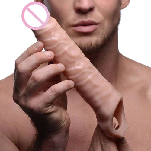 Насадка на пеніс Size Matters 3 Inch Extender Sleeve Flesh: Наявність вібрації Нет