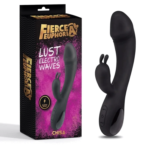 Вибратор с электростимуляцией Chisa Fierce Euphoria Lust Electro Waves Black: Для кого Для женщин