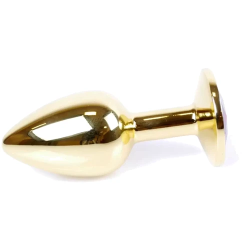 Анальная пробка с кристаллом BOSS of TOYS Boss Series - Jewellery Gold PLUG Green S, BS6400024: Для кого Унисекс
