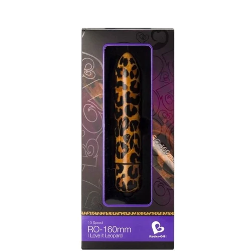 Вибратор Rocks Off RO-160mm 10 Leopard Print: Для кого Для женщин