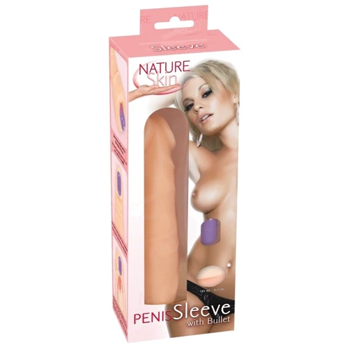 Насадка на член с вибрацией Orion Nature Skin Sleeve with Bullet: Особенности Реалистичные