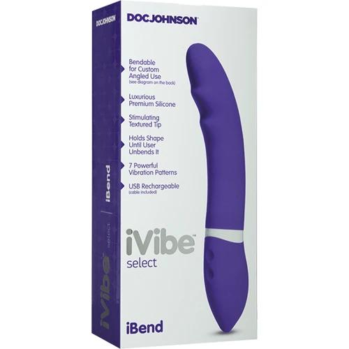 Вибратор iVibe Select iBend 15,2х3,8 см, фиолетовый: Назначение Вагинальные