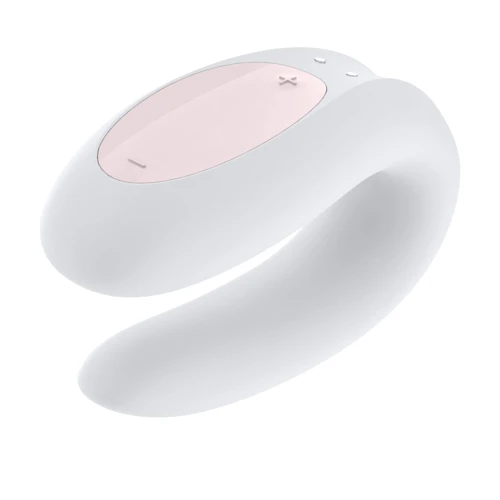 Вібратор для пар Satisfyer Double Joy White: Тип і форма Вібромасажер