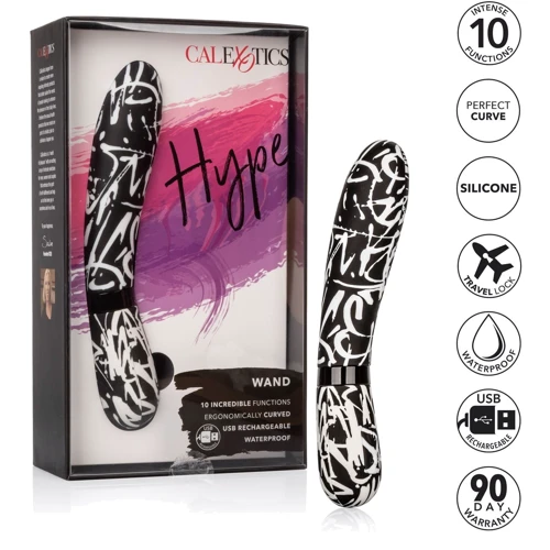 CalExotics Hype Wand вибромассажер, 12x3.75 см: Тип управління кнопкове