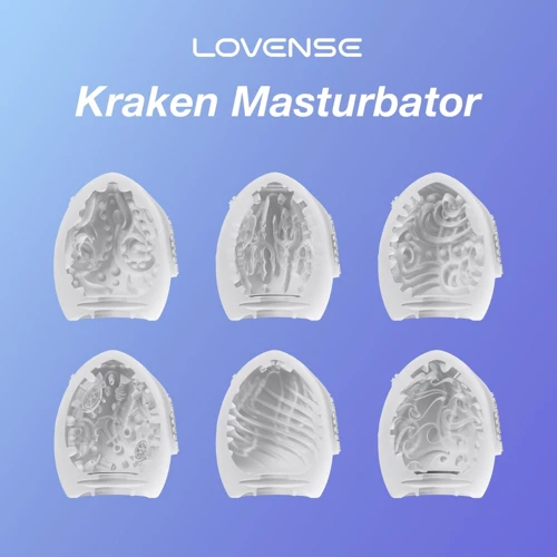 Набір мастурбаторів Lovense Kraken masturbator egg box: Матеріал TPE (термопластичный эластомер)