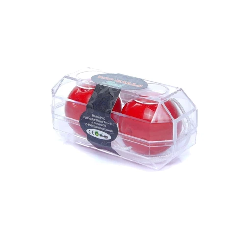 Вагинальные шарики BOSS Series Duo Balls Red: Количество шариков 2