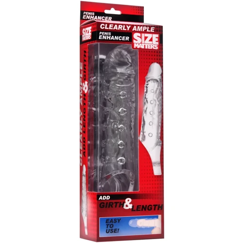 Насадка на пенис Size Matters Clearly Ample Penis Enhancer Sheath (прозрачный): Для кого Для мужчин