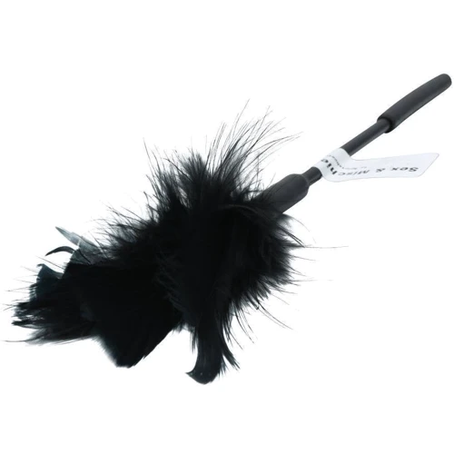 Метелочка Sex And Mischief - Feather Ticklers 7 inch Black: Цвет черный