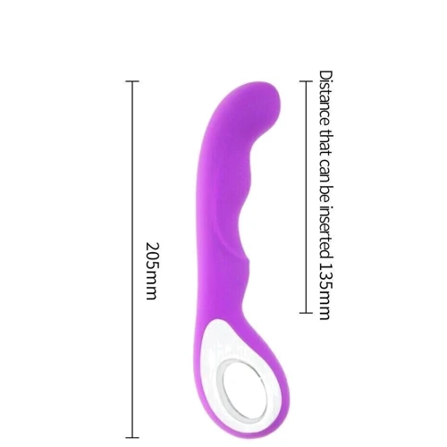 Вибромассажер для точки G Boss Series - Wibrator G-spot, PURP фото 8