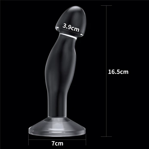 Анальная пробка LoveToy Flawless Clear Prostate Plug 6.5'': Материал TPE