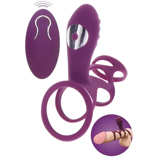 Вібронасадка з пультом дистанційного керування Toy Joy Halo Halo C-Ring Sleeve (фіолетовий): Для кого Для мужчин