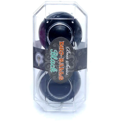 Вагинальные шарики Duo balls Black, BS6700026: Особенности Влагозащищенные, Соединены между собой