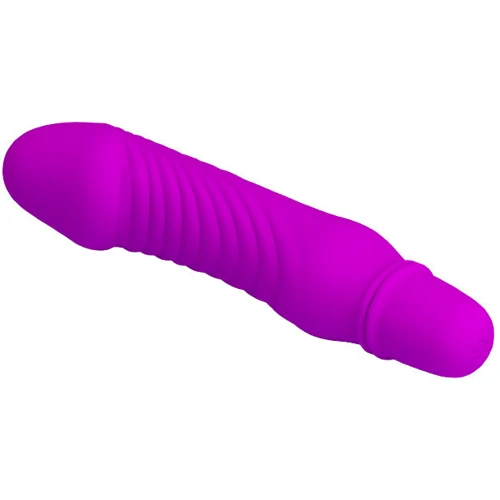Вибратор Pretty Love Justin Purple: Длина, см 13.5