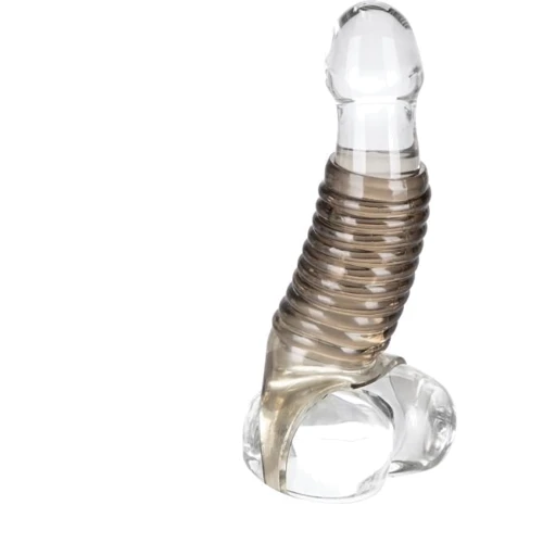 Stimulation Enhancer насадка на пенис 10.75x3.75 см, серый: Для кого Для мужчин