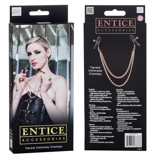 Затискачі для сосків Entice Tiered: Виробник California Exotic Novelties