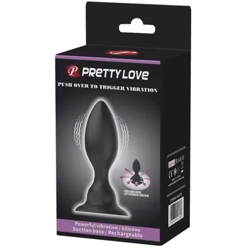 Анальный стимулятор с вибрацией Pretty Love - Push Over to Trigger vibration, BI-040076: Наличие вибрации Есть